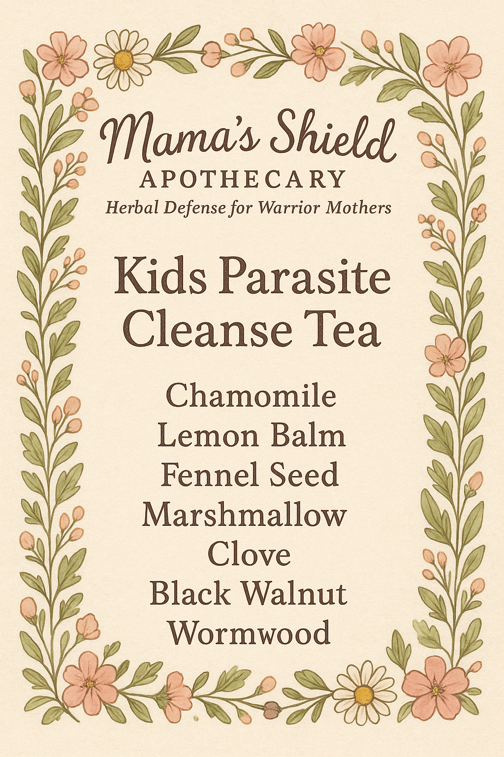 Kids Parasite Cleaning Tea